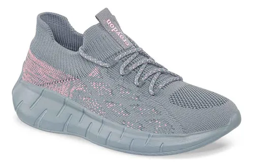 Tenis sales grises mujer