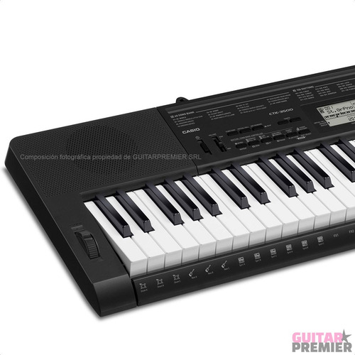 Organo Teclado Casio Ctk3500 Funda Pie Banqueta Fuente Pedal