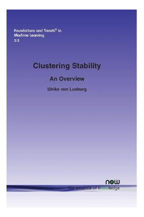 Libro Clustering Stability - Ulrike Von Luxor