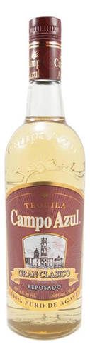 Caja De 12 Tequila Campo Azul Gran Clasico Reposado 750 Ml