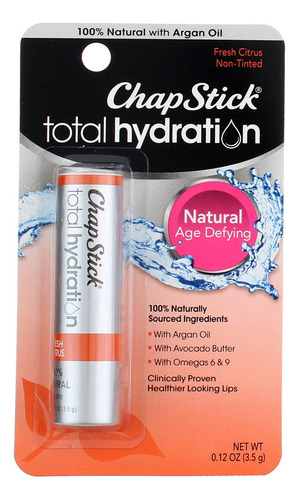 Bálsamo Labial Chapstick Total Hydration, Cítricos Frescos,