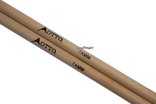 Imagen 5 de 7 de Baquetas Bateria Otto Madera De Maple Punta Madera 7a 5b Etc