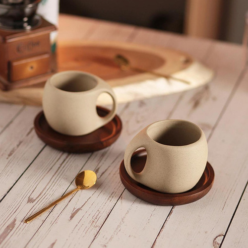 Taza De Café De Cerámica, Taza De Café De Con Platillo