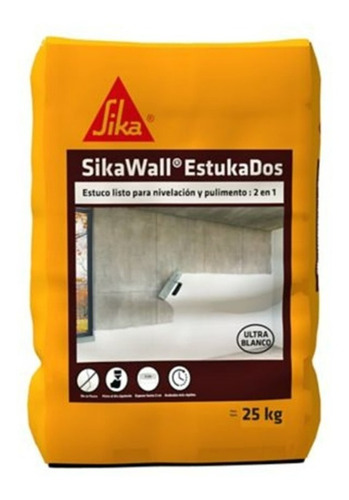  Sika Wall Estukados Estuco Blanco Muro Y Techos  