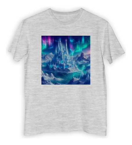 Remera Niño Castillos De Cristal Aurora Boreal Ice