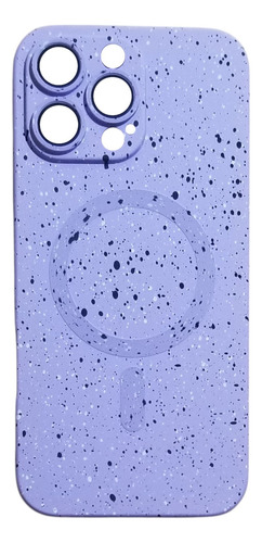 Funda De Silicona Artist Magsafe Iphone 16 - Pro - Pro Max Lila Iphone 16 Pro Max