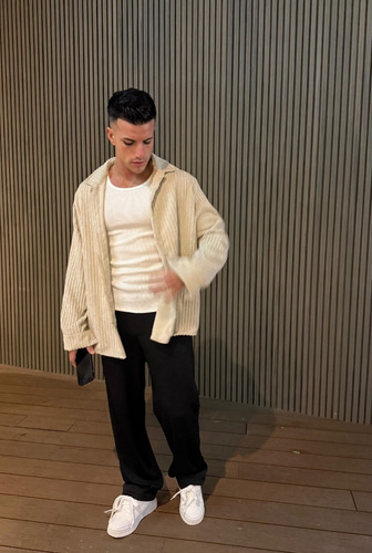 Camisaco Feel Good Shelter Sand Hombre