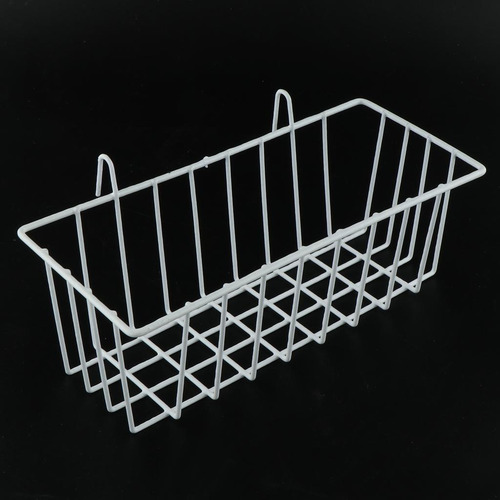 Cesta Colgante De Hierro Blanco