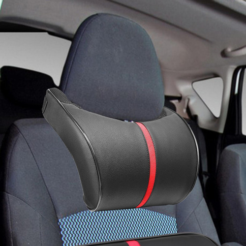 Cojines Del Resto De La Cabeza De La Almohada Del Negro Rojo