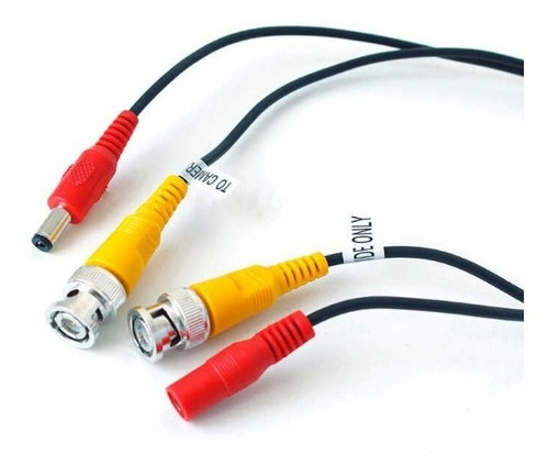 Cable 18m Video Bnc Alimentacion Camara Seguridad Cctv