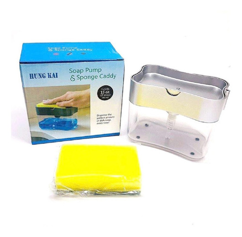 Imagen 7 de 8 de Dispenser Detergente Con Esponja Incorporada Diseño Cocina