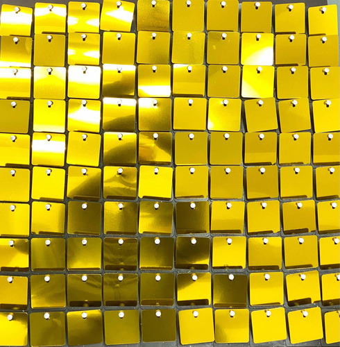Imagen 7 de 10 de Shimmer Wall Panel Pared Cortina 30x30 Cms Oro X 2 Unidades