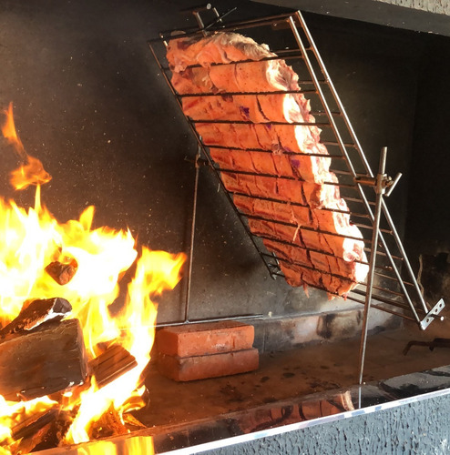 Imagen 6 de 10 de Asador Parrilla Pinche T 60x40 9kg 70h Varillas Brasas®