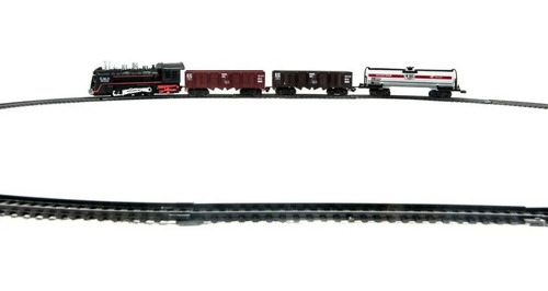 Imagem 4 de 4 de Trem Trenzinho Ferrorama Locomotiva Com Luz E Som Dm Toys