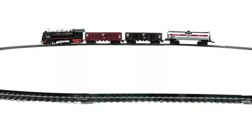 Ferrorama Trenzinho Eletrico Rail Train Trem Eletrico Com Luz e Som DM Toys  - Escorrega o Preço