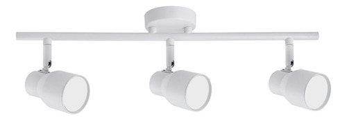 Aplique Triple Foco Con Ampolleta Dicroica Gu10 Dirigible