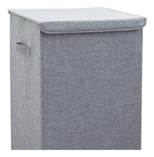 Cesto De Ropa Plegable Independiente Para Ropa, Cesta Gris L