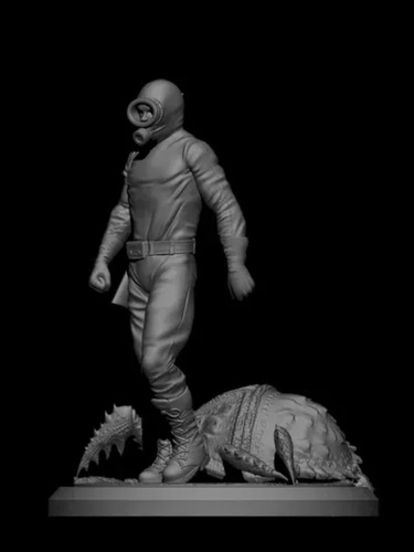 Figura El Eternauta 23 Cm Muñeco Darin Netflix 3d Style