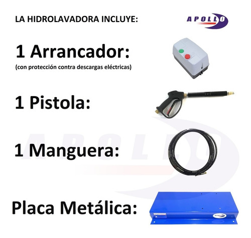 Hidrolavadora Industrial 5hp 2600psi 220v Bifásica Uso Rudo