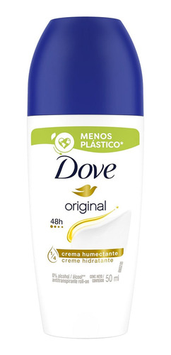 Desodorante Antitranspirante Dove Original Roll-on X 50 Ml
