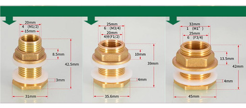Adaptador De Manguera De Jardín Con 5 Conectores Para Tanque