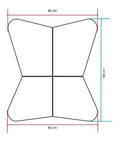 Tapizado Lona Cruda Para Sillon Bkf Calma Chicha® Jardin