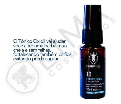 Kit Oxidil Cresce Fortalece Cabelo 3 Produtos