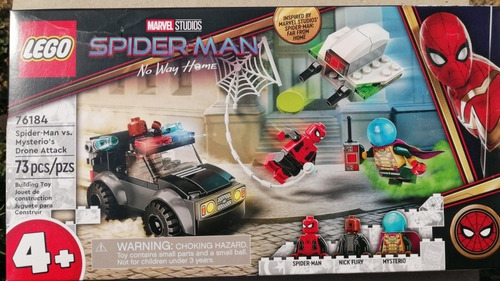 Lego No Way Home Spiderman Vs Ataque Del Dron Mysterio