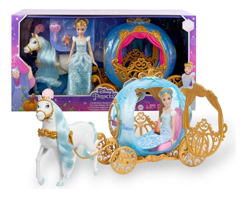 Disney Carruaje Magico De Cenicienta Mattel Hlx35