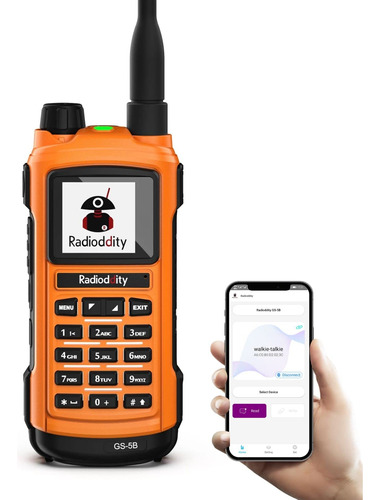 Radioddity Gs-5b Bluetooth Programacion De Mano Radio Jamon