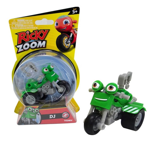 Imagem 1 de 6 de Boneco Ricky Zoom - Figura Moto Dj 8cm - Sunny Brinquedos