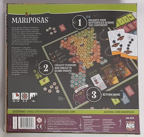 Mariposas Juego De Mesa / Boardgame Nuevo !!!