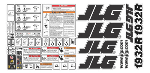 Calcomanias Elevador JLG 1932r