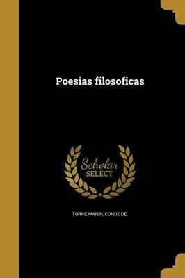 Libro Poesias Filosoficas - Conde De Torre Marin