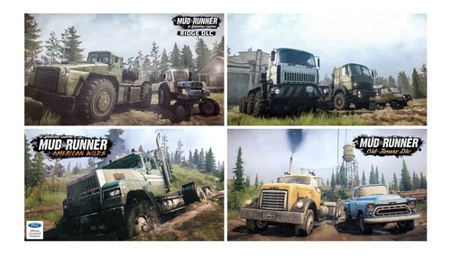 Imagen 3 de 8 de Spintires Mud Runner Simulador Juego Para Pc En Físico