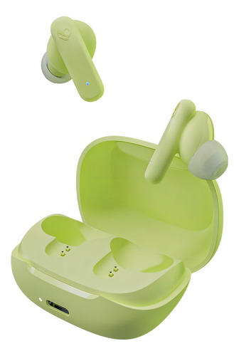 Fones De Ouvido Sem Fio Skullcandy Smokin' Buds Bluetooth Cor Matcha