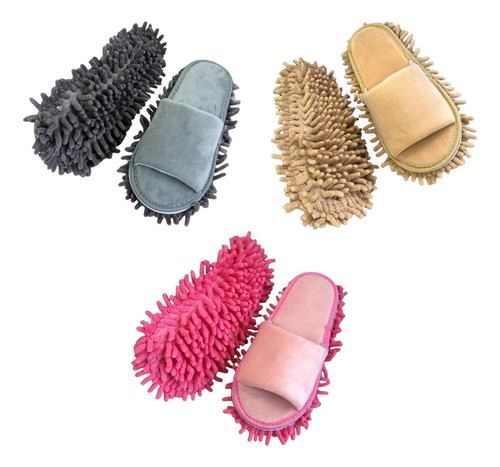 A 3 Pares De Mopa De Microfibra, Zapatillas, Mopa,