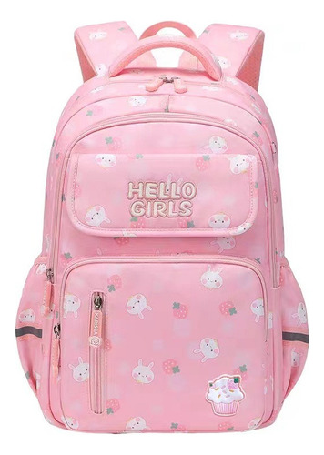 Mochila Escolar Primaria Para Mujer Hello Kitty One Two To S