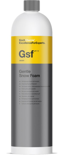 Gsf Koch Chemie Shampoo Espuma Activa 1 Litro