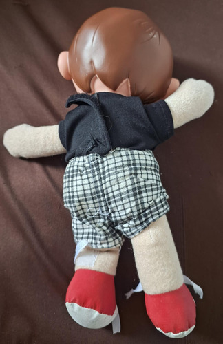 Brinquedo Pelúcia Boneco Teleton Aacd Preto (Usado)