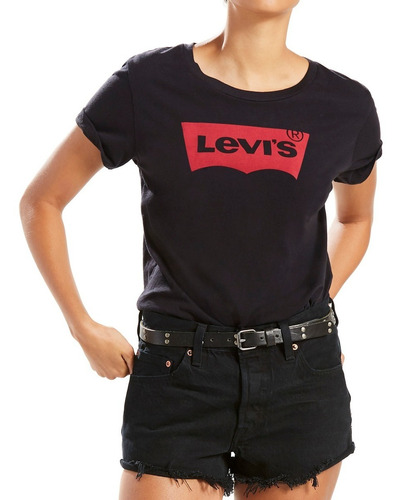 Levi´s Levis Playera Perfect Graphic Tee 17369-0466 Negro