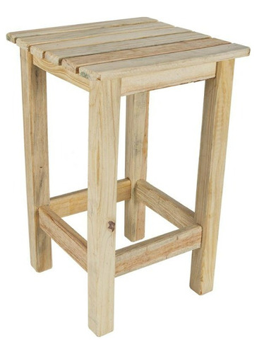 Banco Silla Pino Madera Multiproposito 50x35x35cm