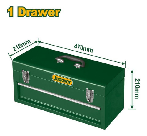 Caja Para Herramientas De Metal Jadever Jdtb8a22