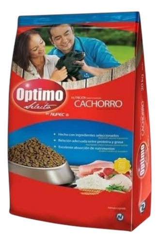 Nupec Optimo Cachorro 2kg Carne Y Arroz Perro