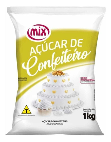 Açúcar De Confeiteiro Mix 1kg