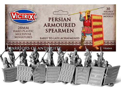 Caixa 30 Miniatura Armoured Spearmen Victrix Persian