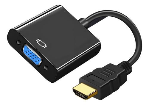 Adaptador Hdmi Para Vga Com Cabo De Alimentação De Áudio