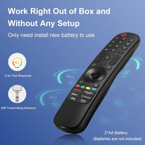 Nuevo Reemplazo De Mage Magic Remote Mr23ga Para LG Magic Re