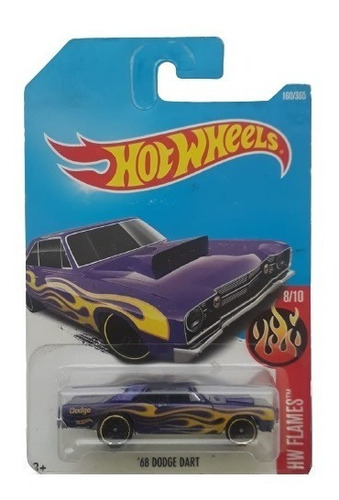 Dodge Dart 1968 #160 Hot Wheels Uno De Los Mas Buscados!