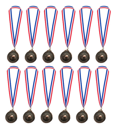 Medallas Doradas De Baloncesto Mions Voice, 12 Piezas, Para